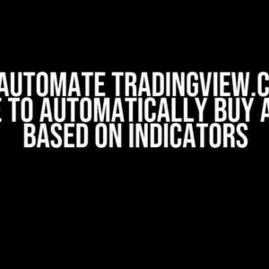 How to Automate TradingView.com with Binance to Automatically Buy and Sell Based on Indicators