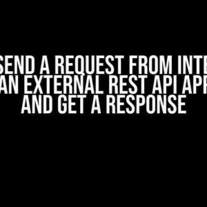 How to Send a Request from Integration Flow to an External REST API Application and Get a Response